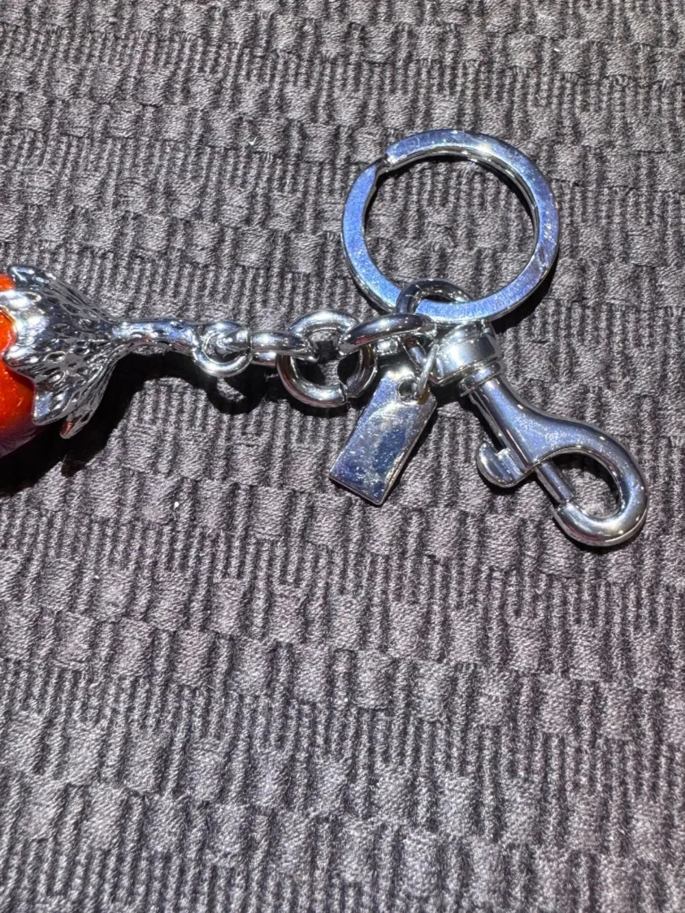 Red Chilli Pepper Keychain Purse Charm